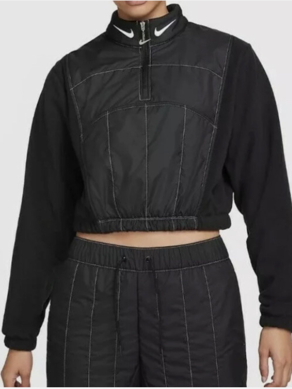 Nike Sportswear Cropped Quarter-zip Jacket